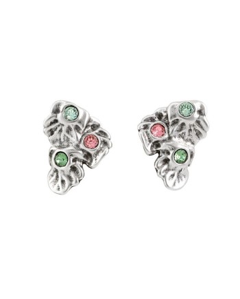 Orecchini Uno De 50 Silvestre in Argento con Cristalli