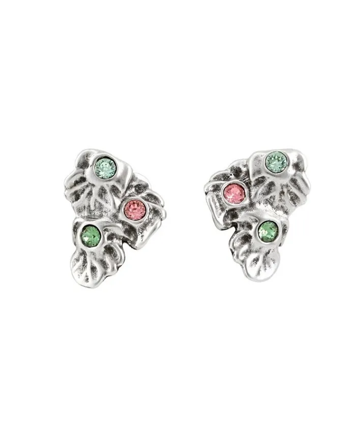 Orecchini Uno De 50 Silvestre in Argento con Cristalli