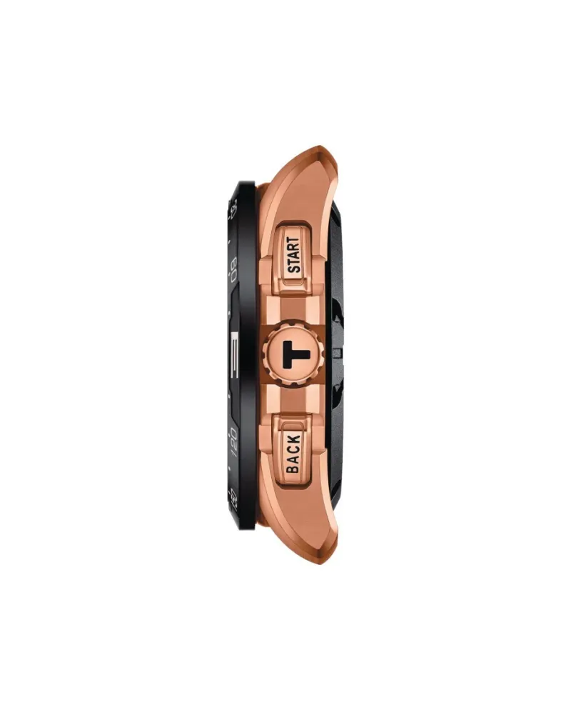 Orologio Tissot T-Touch Connect Solar Titanio Pvd Oro Rosa con Cinturino in  Caucciù | Gioielleria Casella | Orologi al quarzo