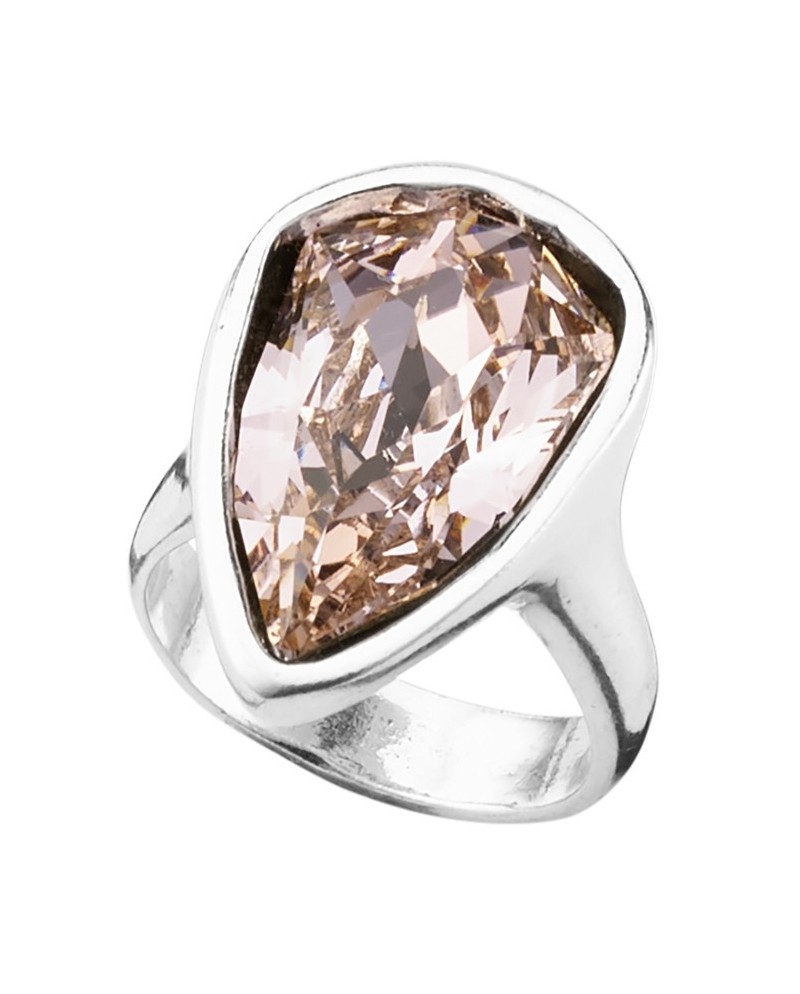 Uno De 50 Pavonearse Silver Ring with Pink Swarovski Crystal