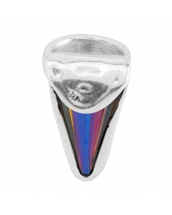 Bague Uno De 50 Blakie en argent avec cristal Swarovski