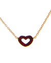 Casella Gioielli Rose Gold Choker with Ruby Heart