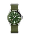 Orologio Hamilton Khaki Navy Scuba Auto con Quadrante Verde e Cinturino Nato