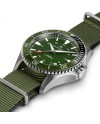 Orologio Hamilton Khaki Navy Scuba Auto con Quadrante Verde e Cinturino Nato