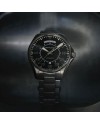 Orologio Hamilton Khaki Aviation Day Date Auto con Quadrante Nero e Cinturino in Acciaio