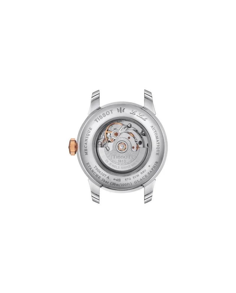 Orologio Tissot Le Locle Automatic Lady Pvd con Quadrante in Madreperla  Bianca e Diamanti | Gioielleria Casella | Orologi automatici