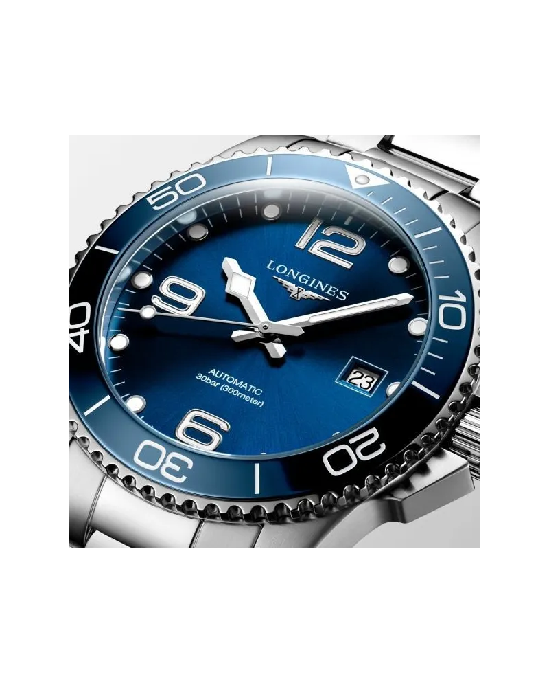 Orologio Longines HydroConquest con Quadrante Blu e Bracciale in Acciaio 41  mm | Gioielleria Casella | Orologi automatici