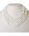 Collana Rajola Capri con Argento e Pasta Bianca