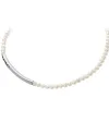 Collana Elastica Mimì in Argento e Perle Bianche