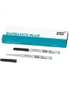 2 Refills Montblanc per Penne a Sfera "M" di Colore Barbados Blue