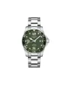 Orologio Longines HydroConquest con Quadrante Verde e Bracciale in Acciaio 41 mm