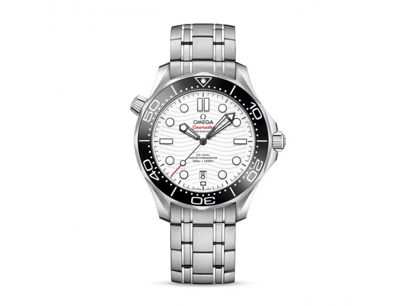 Orologio Omega Diver 300m Co-Axial Master Chronometer Quadrante Bianco