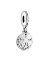 Charm Pendente Pandora Quadrifoglio Portafortuna in Argento