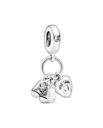 Charm Pendente Pandora Scarpine e Biberon in Argento