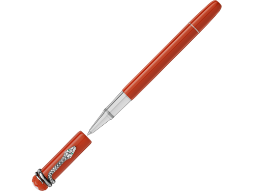 Montblanc penna Roller Heritage Collection Rouge et Noir Edizione Speciale Corallo