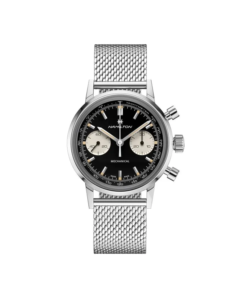 Orologio Hamilton American Classic Intra-Matic Cronograph H con Cinturino in Acciaio Orologio Hamilton American Classic Intra-Matic Cronograph H con Cinturino in Acciaio