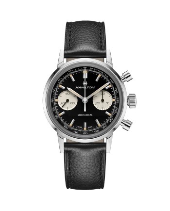 Orologio Hamilton American Classic Intra-Matic Cronograph H con Cinturino in Pelle