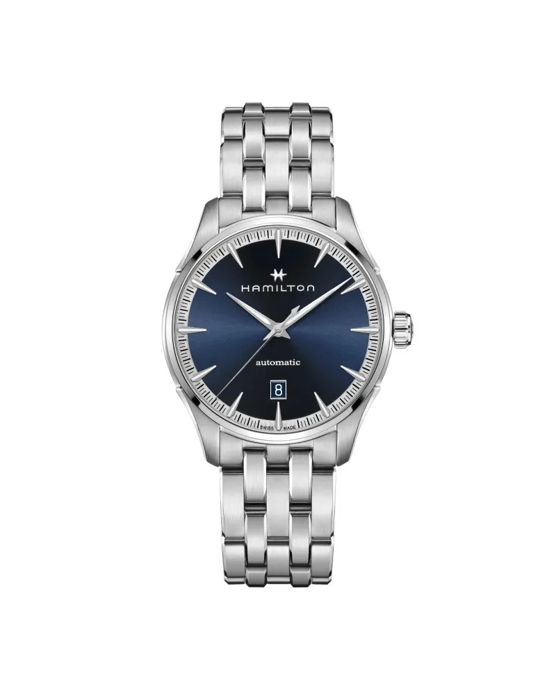 Orologio Hamilton Jazzmaster con Quadrante Blu e Bracciale in Acciaio |  Gioielleria Casella | Orologi automatici