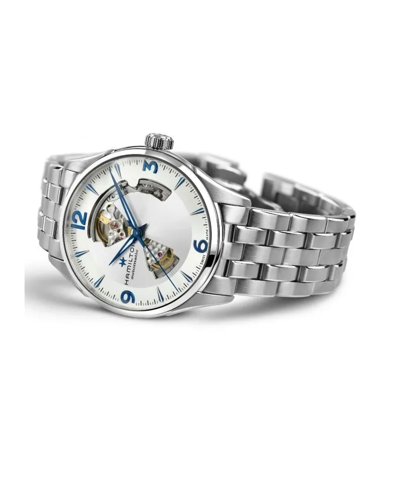 Orologio Hamilton Jazzmaster Open Heart Auto con Cinturino in Acciaio |  Gioielleria Casella | Orologi automatici