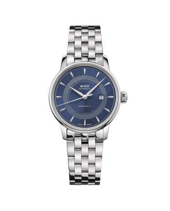 Orologio da Donna Mido Baroncelli Signature con Cinturino in Acciaio e Quadrante Blu
