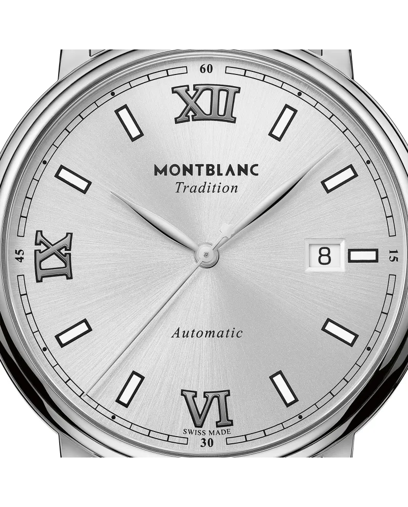 Orologio Montblanc Tradition Automatic Date con Braciale in Acciaio |  Gioielleria Casella | Orologi automatici