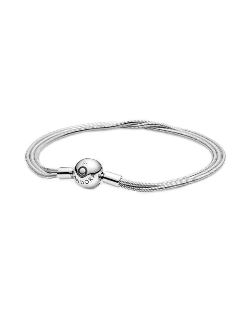 Bracciale Pandora Moments a Maglia Multifilo | Gioielleria Casella |  Bracciali