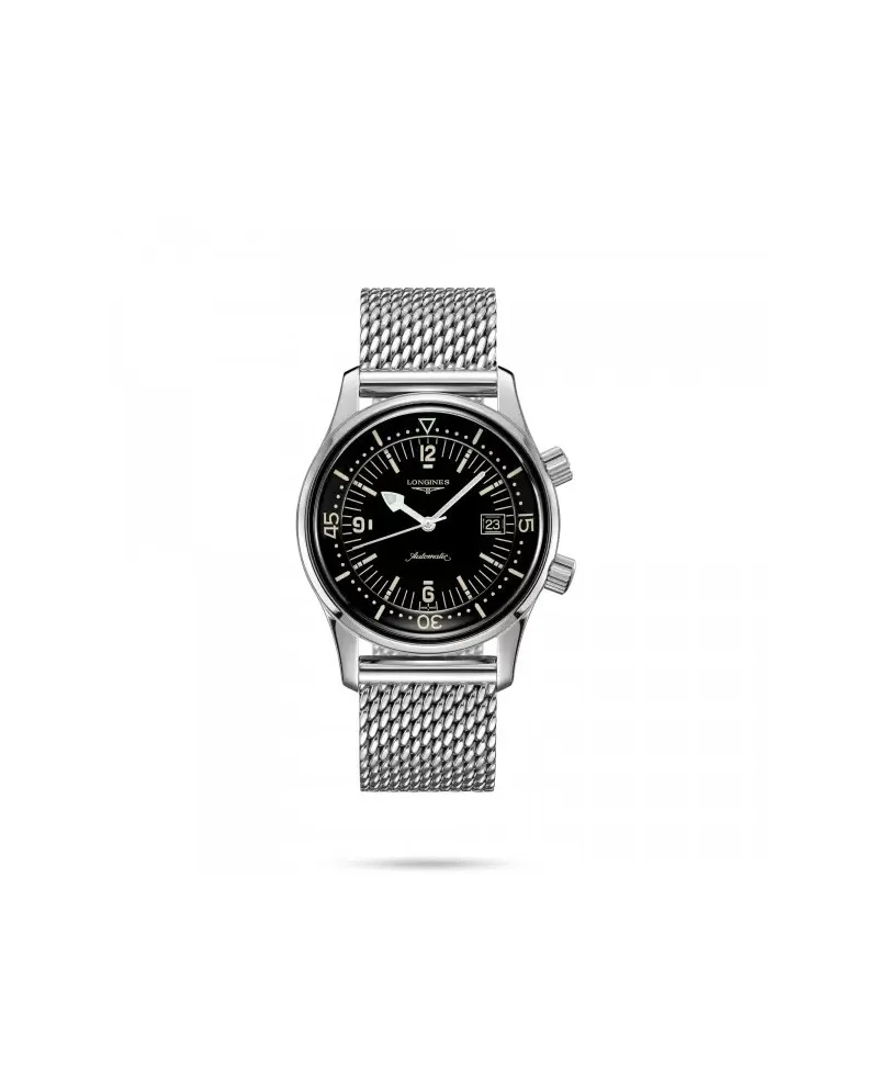 Orologio The Longines Legend Diver Watch con Cinturino in Acciaio |  Gioielleria Casella | Orologi automatici