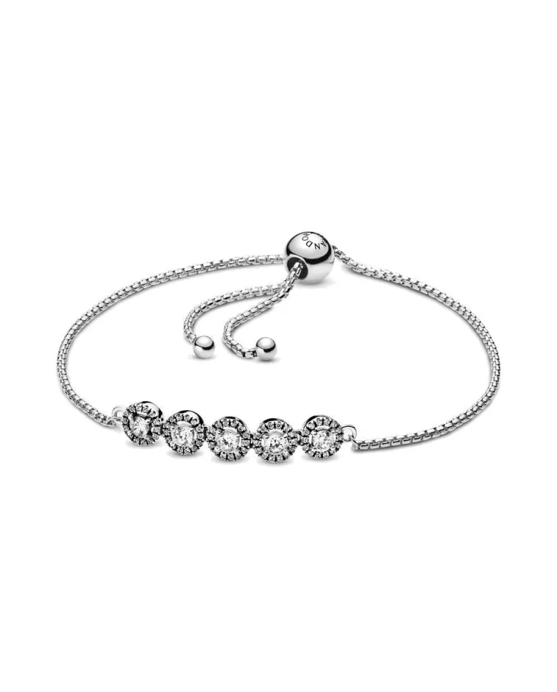 Bracciale Pandora Scintillante con Chiusura Regolabile | Gioielleria  Casella | Bracciali