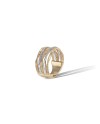 Anello a 5 Fili Marco Bicego Marrakech Onde in Oro Giallo e Diamanti