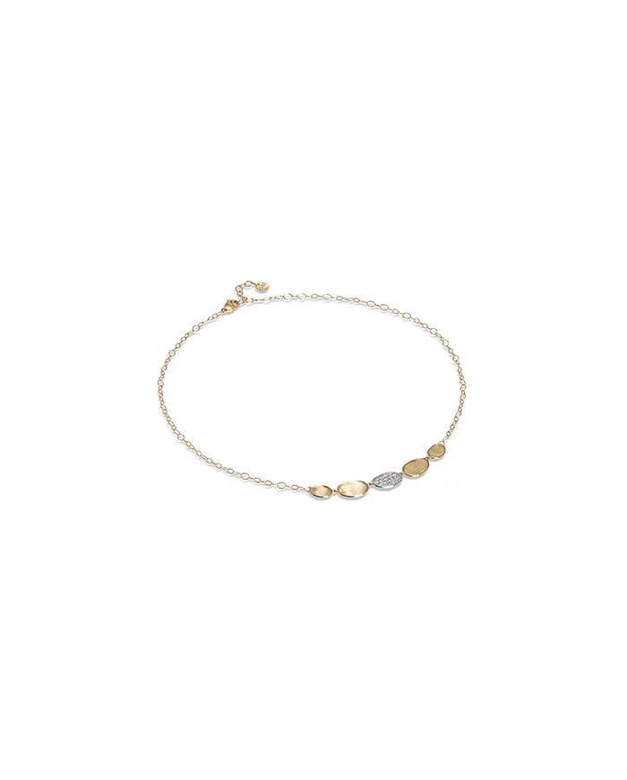 Collana Marco Bicego Lunaria in Oro Giallo e Diamanti
