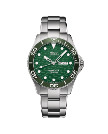 Orologio Mido Ocean Star 200 con Quadrante Verde e Cinturino in Acciaio