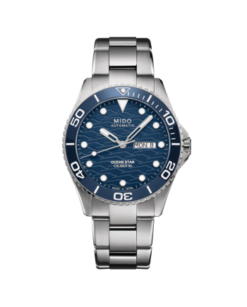 Orologio Mido Ocean Star 200 con Quadrante Blu e Cinturino in Acciaio