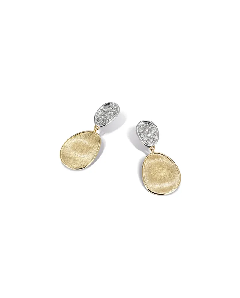 Orecchini Pendenti Marco Bicego Lunaria in Oro Giallo e Diamanti Orecchini Pendenti Marco Bicego Lunaria in Oro Giallo e Diamanti