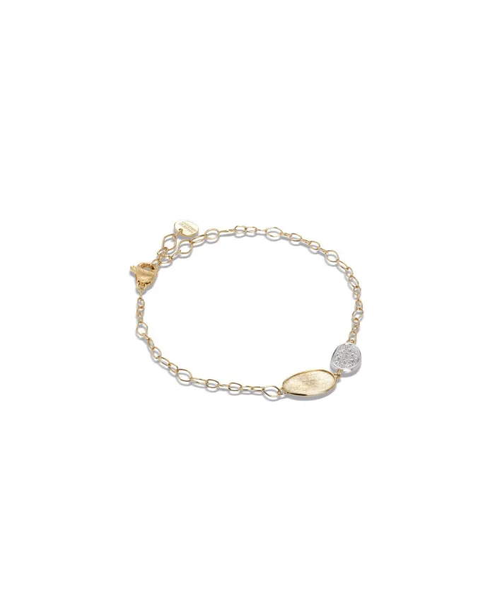 Bracciale Marco Bicego Lunaria in Oro Giallo e Diamanti