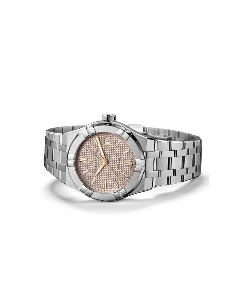Orologio Maurice Lacroix Aikon Automatic 39 mm con Quadrante Rosa e  Bracciale in Acciaio | Gioielleria Casella | Orologi automatici