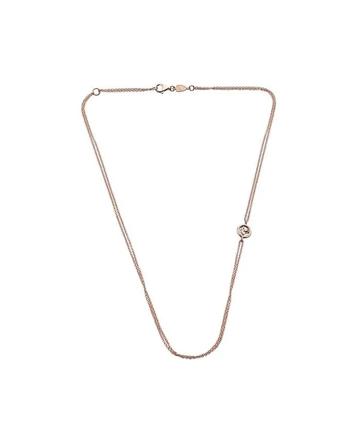 Collier Chantecler en or rose avec incrustation de coq