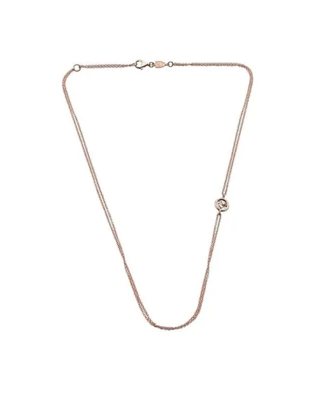 Chantecler Rose Gold Necklace with Rooster Interlayer