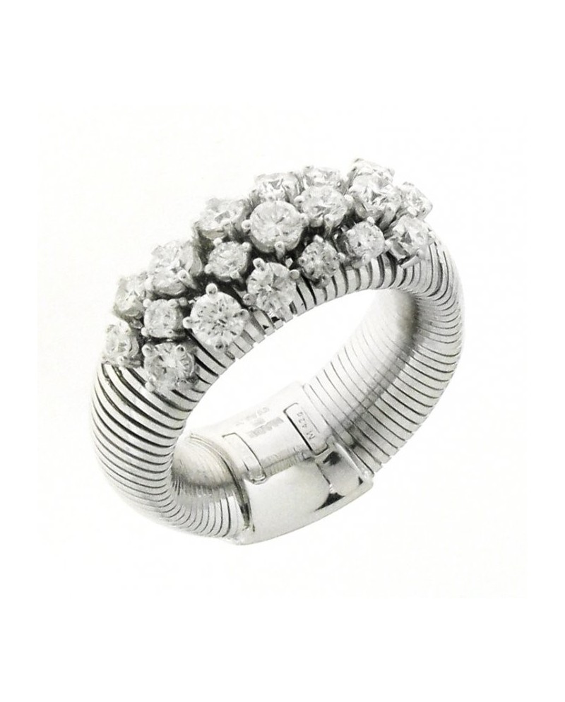 Chimento Stardust Ring in White Gold with 19 White Diamonds