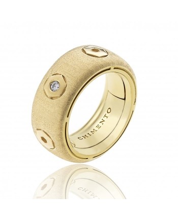 Chimento Armillas Be Mine Ring in Yellow Gold with White Diamonds