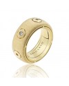 Anello Chimento Armillas Be Mine in Oro Giallo con Diamanti Bianchi