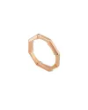 Bague Gucci Link to Love en or rose miroir