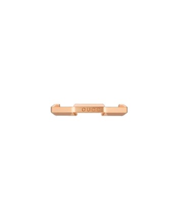 Gucci Link to Love Ring in Mirrored Rose Gold