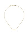 Gucci Link to Love Necklace in Yellow Gold with Gucci Bar