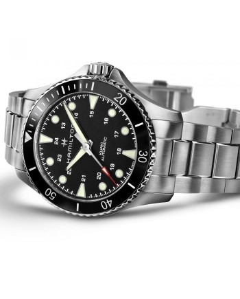 Orologio Hamilton Khaki Navy Scuba Nero 43 mm