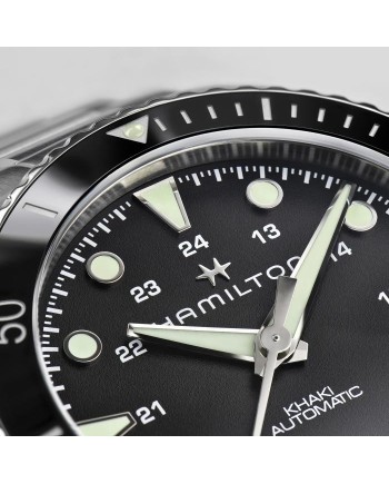 Orologio Hamilton Khaki Navy Scuba Nero 43 mm