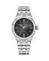 Orologio Maurice Lacroix Aikon Automatic 39 mm con Quadrante Nero e Bracciale in Acciaio