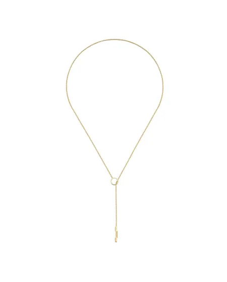 Gucci Lariat Link to Love Necklace in Yellow Gold
