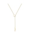 Collier Gucci Lariat Link to Love en or jaune