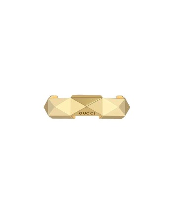 Gucci Link to Love Ring in Yellow Gold with 6 mm Studs
