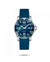 Orologio Longines HydroConquest 43 mm con Quadrante Blu e Bracciale in Caucciù blu